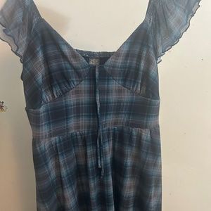 Wild Fable target blue plaid dress